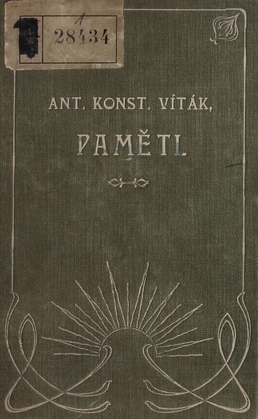 Paměti starého učitele-vlastence, persekucí postiženého