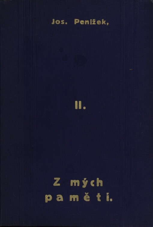 Z mých pamětí :z let 1878 - 1918.Sv. 2,Drobné črty