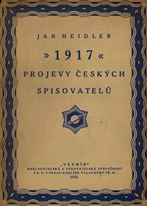 1917 :projevy českých spisovatelů