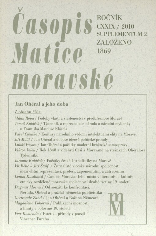 Jan Ohéral a jeho doba