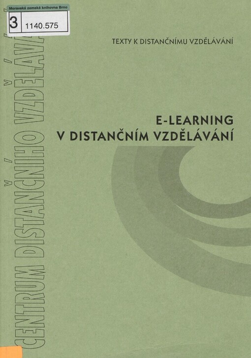 E-learning v distančním vzdělávání