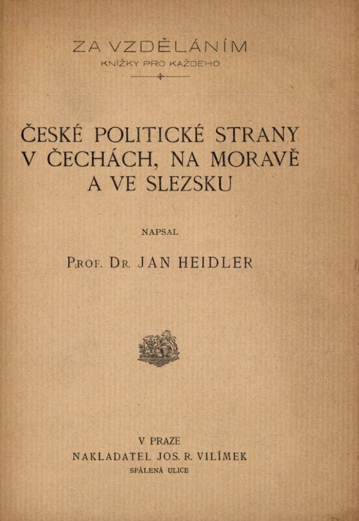 České politické strany v Čechách, na Moravě a ve Slezsku