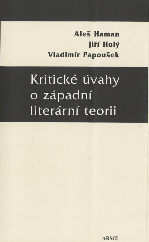Kritické úvahy o západní literární teorii