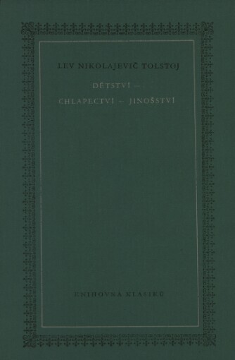 Dětství ;Chlapectví ; Jinošství