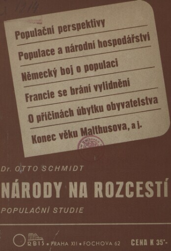 Národy na rozcestí :(populační studie)