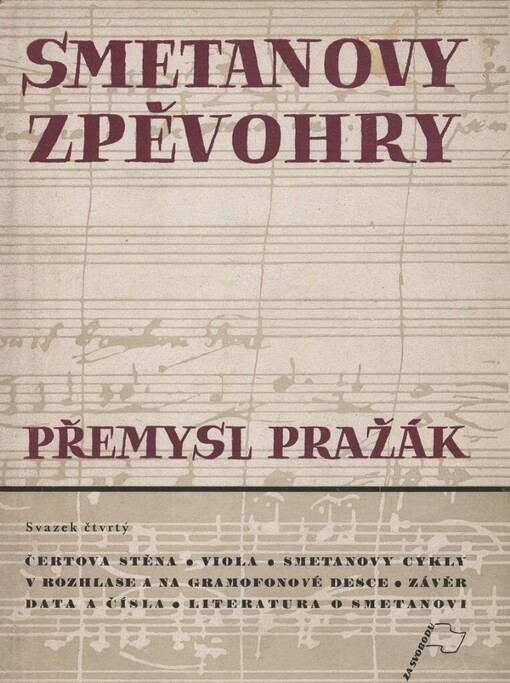 Smetanovy zpěvohry.Svazek čtvrtý