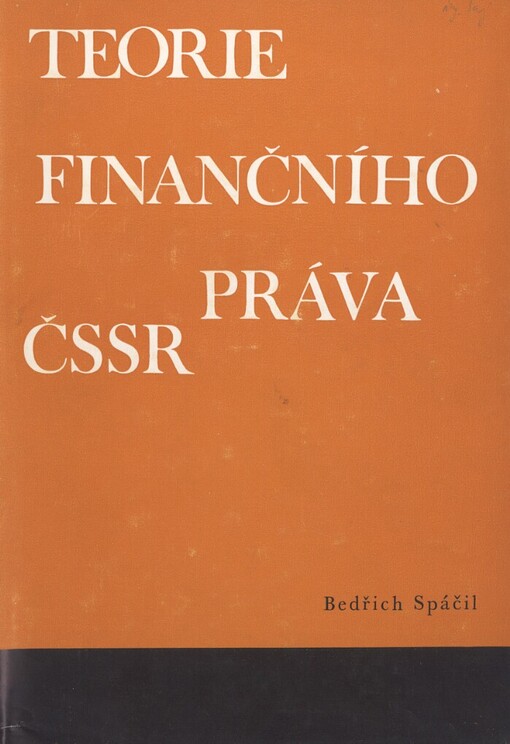 Teorie finančního práva ČSSR