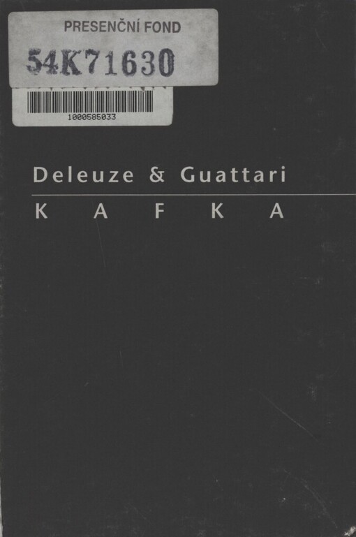 Kafka: za menšinovou literaturu