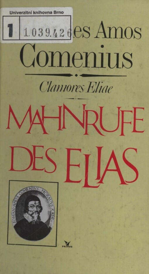 Clamores Eliae: Mahnrufe des Elias : (Auswahl)
