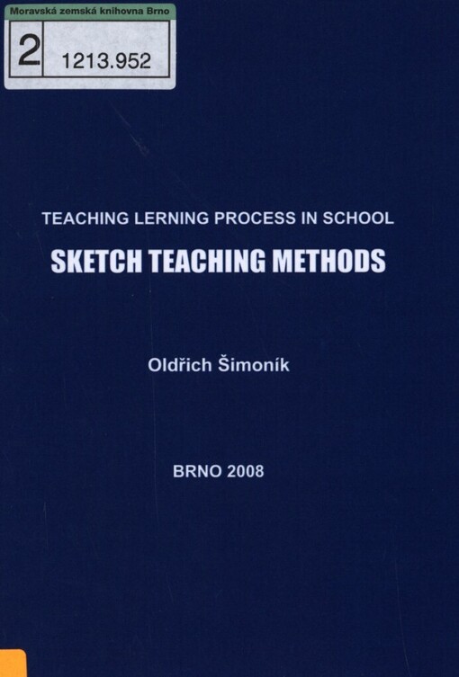 Sketch teaching methods :teaching le[a]rning process in school