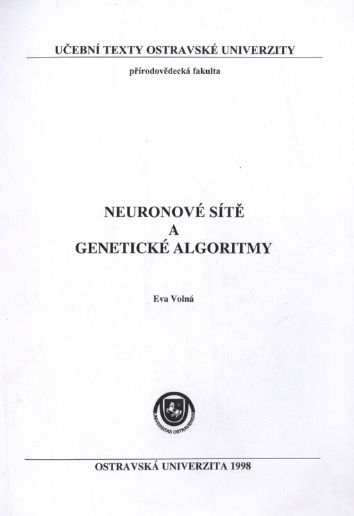 Neuronové sítě a genetické algoritmy