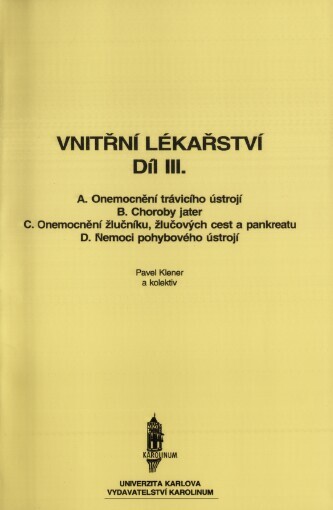 Vnitřní lékařství, Díl III.