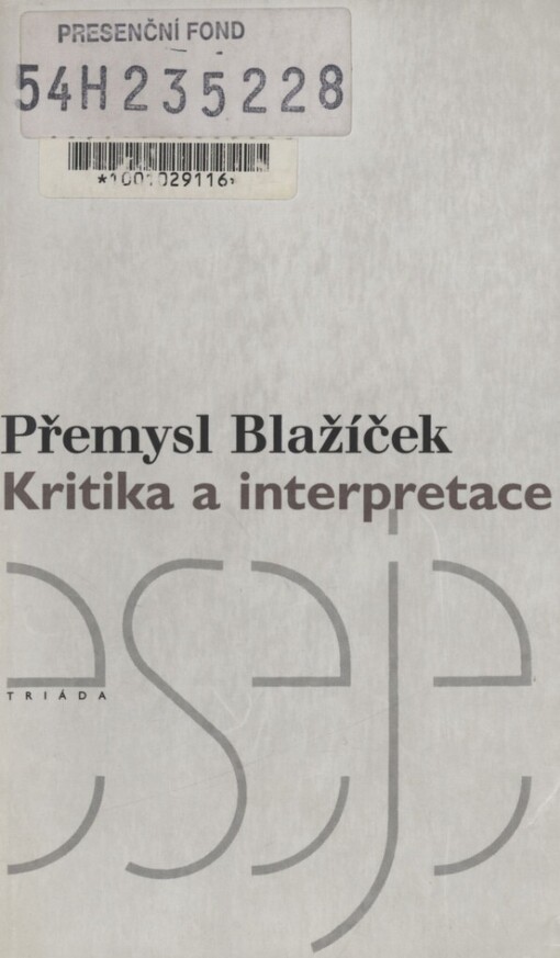 Kritika a interpretace