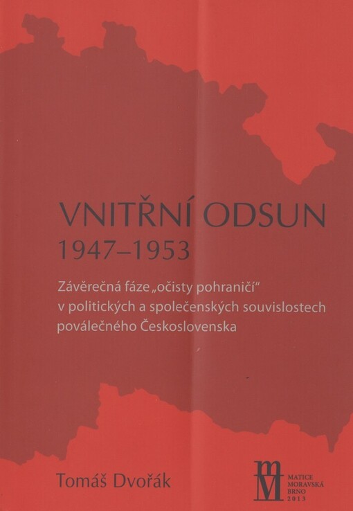 Vnitřní odsun 1947-1953 :závěrečná fáze 