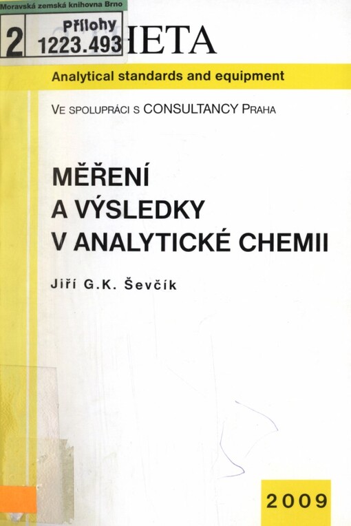 Měření a výsledky v analytické chemii