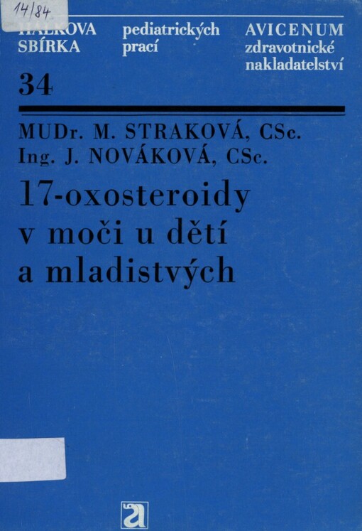 17-oxosteroidy v moči u dětí a mladistvých