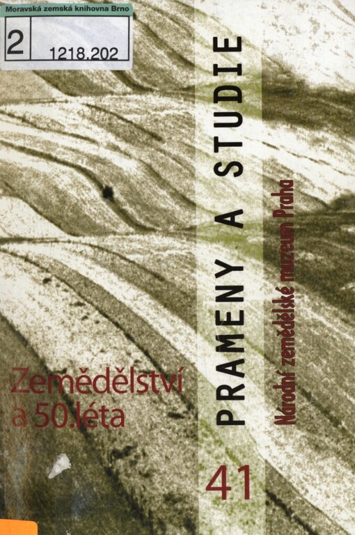 Zemědělství a 50. léta