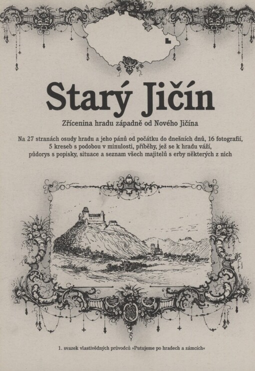 Starý Jičín :zřícenina hradu západně od Nového Jičína