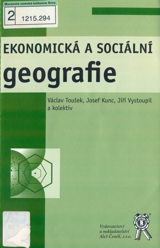 Ekonomická a sociální geografie