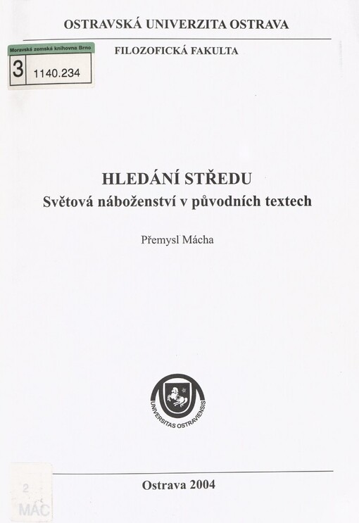 Hledání středu: světová náboženství v původních textech