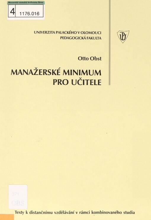 Manažerské minimum pro učitele