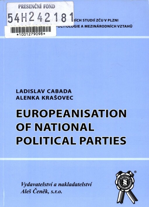 Europeanisation of national political parties