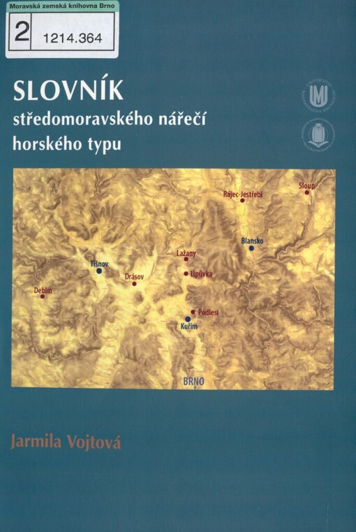 Slovník středomoravského nářečí horského typu