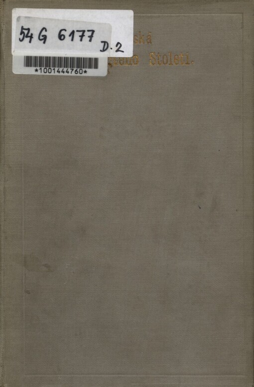 Literatura česká devatenáctého století :od Josefinského obrození až po českou modernu.Díl druhý,Od Poláka k Langrovi, Díl 2, Od Poláka k Langrovi