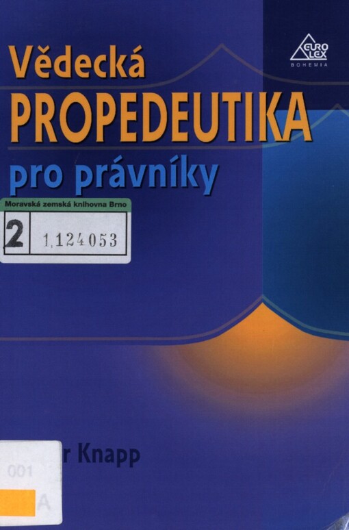 Vědecká propedeutika pro právníky