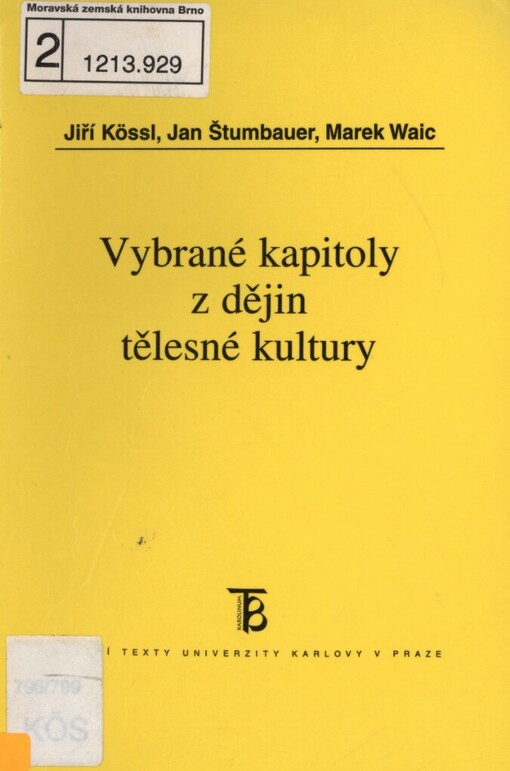 Vybrané kapitoly z dějin tělesné kultury