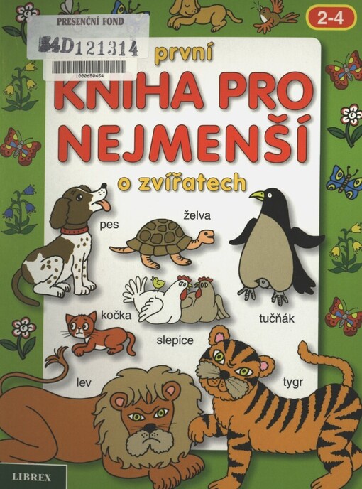 První kniha pro nejmenší o zvířatech