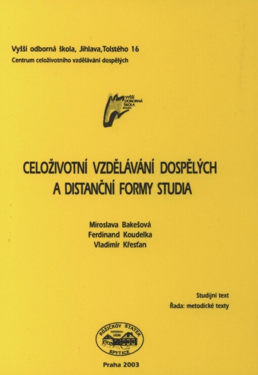 Celoživotní vzdělávání dospělých a distanční formy studia
