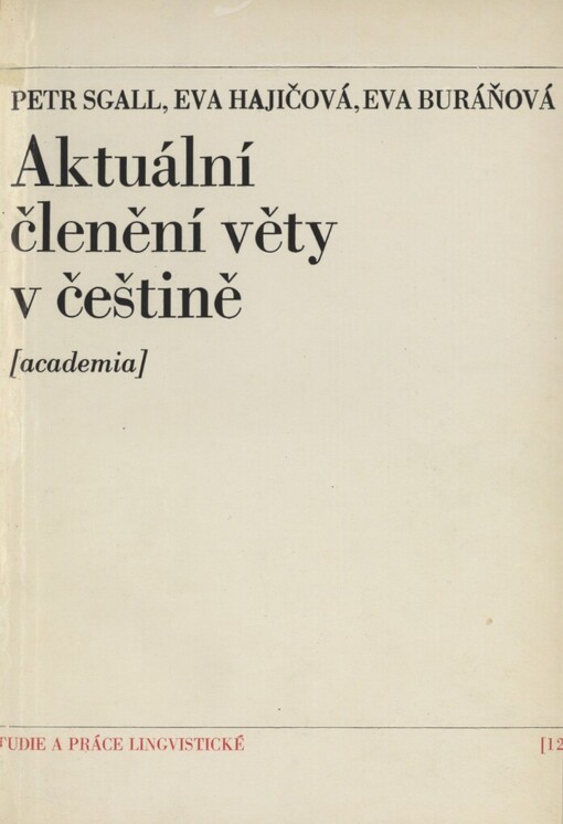 Aktuální členění věty v češtině