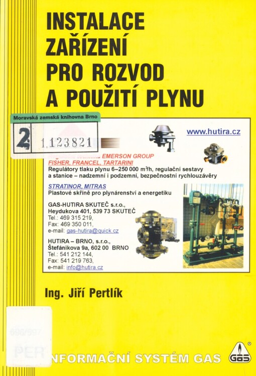 Instalace zařízení pro rozvod a použití plynu