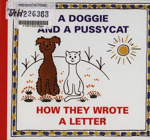 doggie and a pussycat: how they wrote a letter