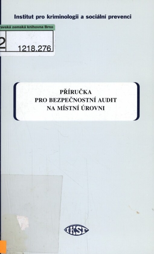 Příručka pro bezpečnostní audit na místní úrovni: kompendium mezinárodní praxe