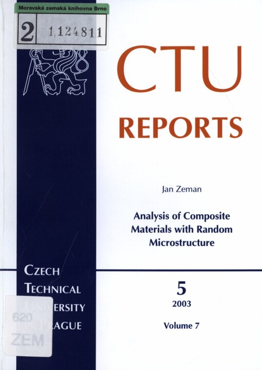 Analysis of composite materials with random microstructure