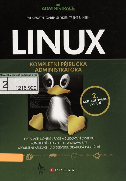 Linux: kompletní příručka administrátora : 2. aktulizované vydání