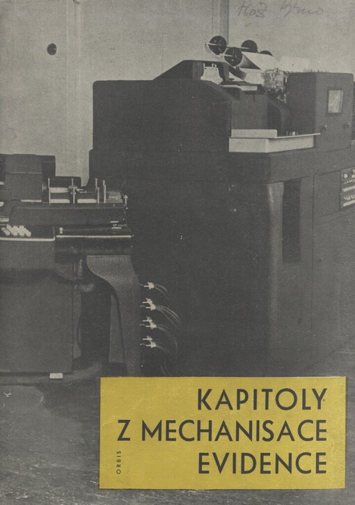 Kapitoly z mechanisace evidence :Sborník přednášek