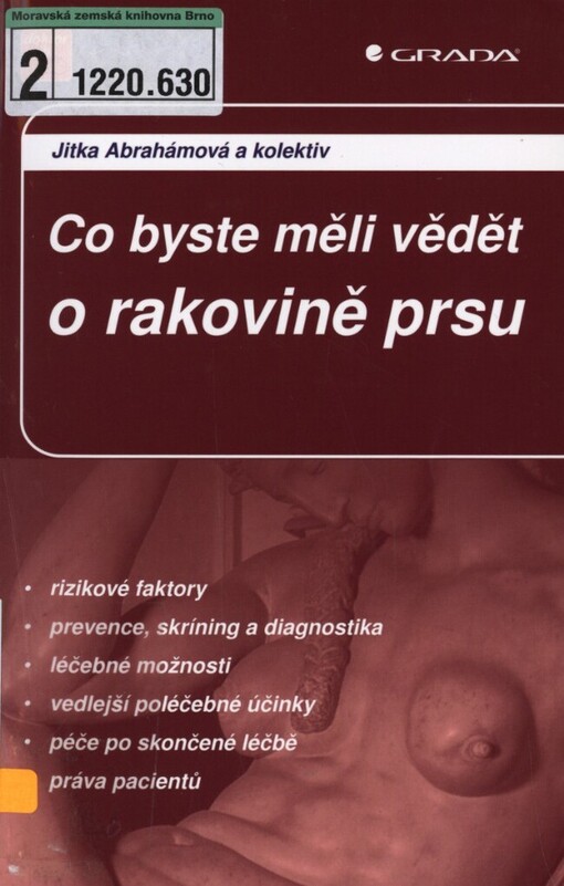 Co byste měli vědět o rakovině prsu