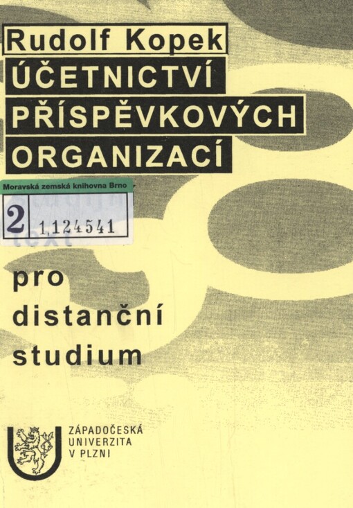 Účetnictví příspěvkových organizací: studijní text pro distanční studium
