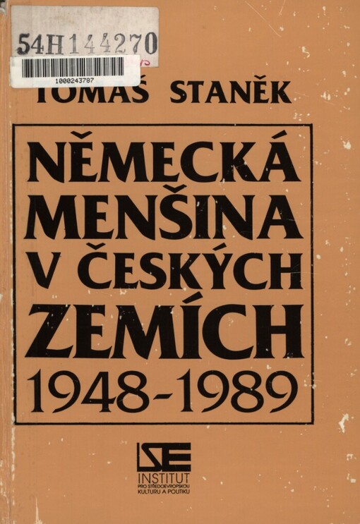 Německá menšina v českých zemích 1948 - 1989