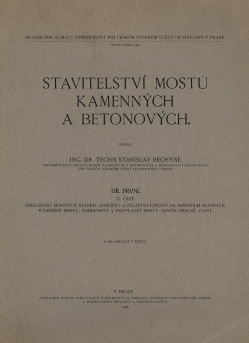 Stavitelství mostů kamenných a betonových