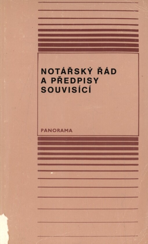 Notářský řád a předpisy souvisící