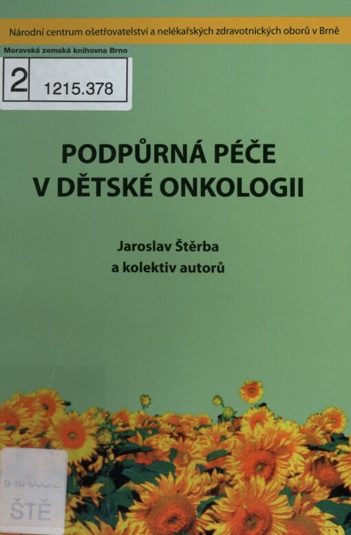 Podpůrná péče v dětské onkologii