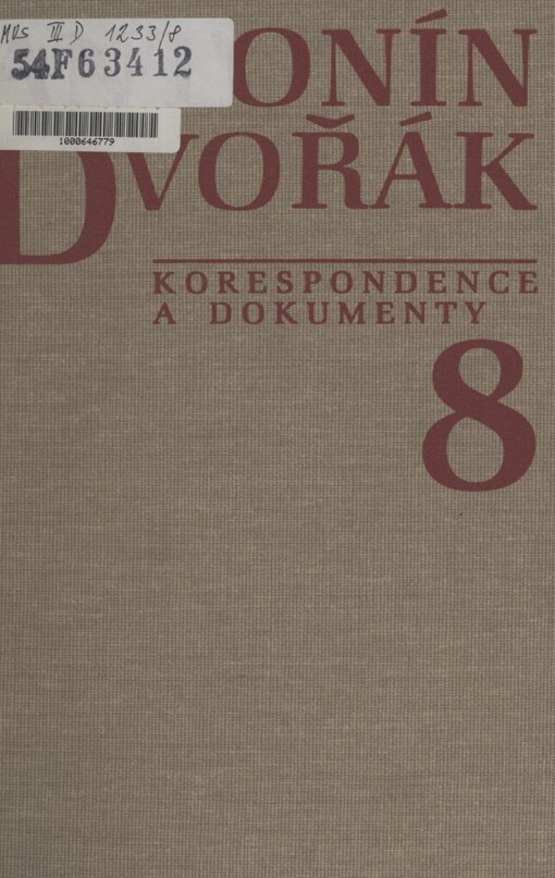 Korespondence a dokumenty: kritické vydání