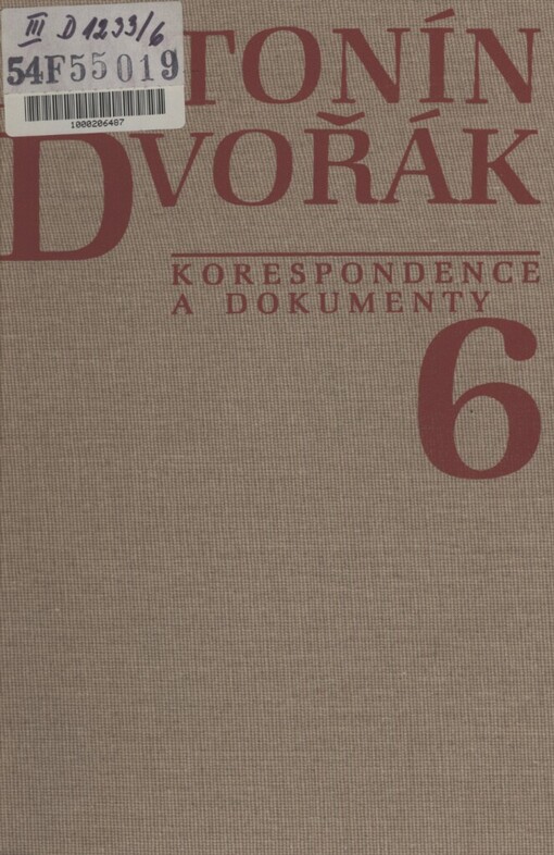 Korespondence a dokumenty: kritické vydání