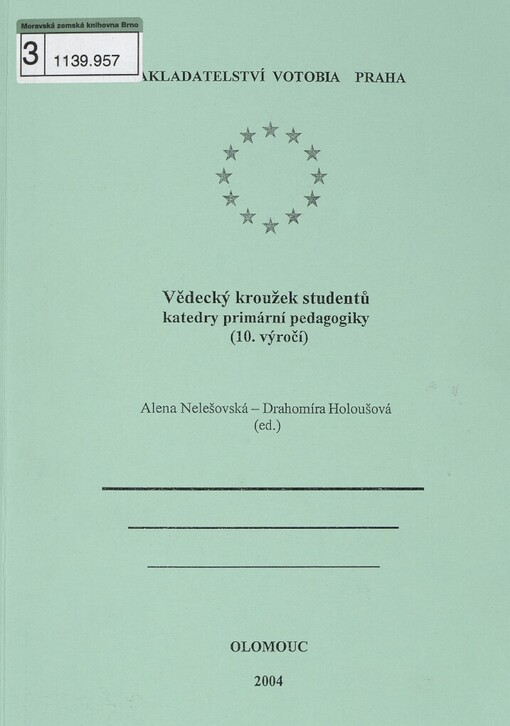 Vědecký kroužek studentů katedry primární pedagogiky (10. výročí)