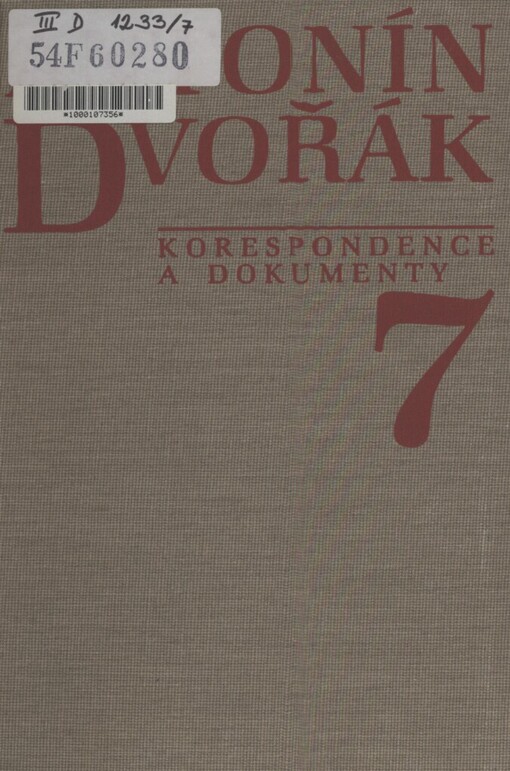 Korespondence a dokumenty: kritické vydání