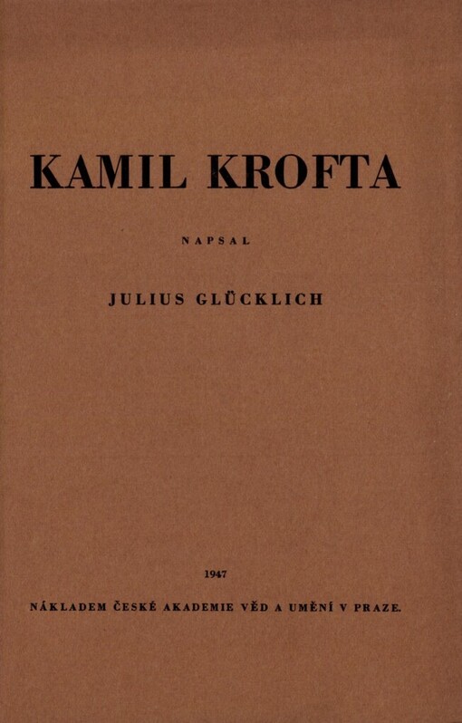 Kamil Krofta